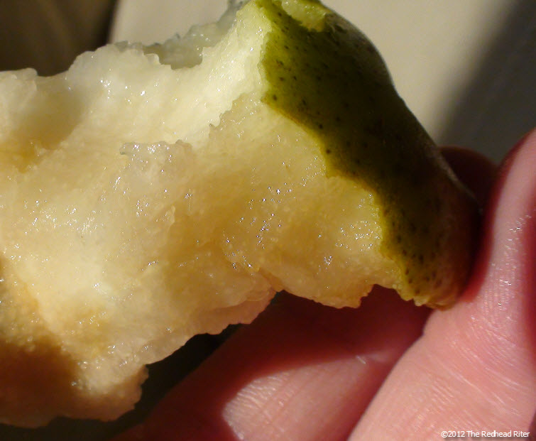 Big Bites of My Deliciously Cold Juicy Pear