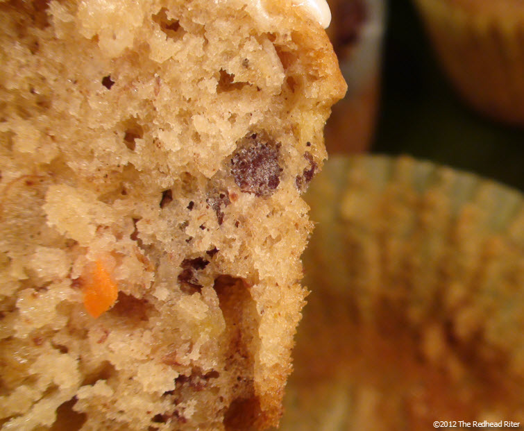 The muffins taste so healthy!