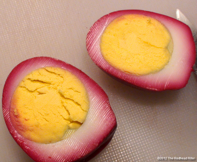 cut eggs in half lengthwise cut eggs in half lengthwise