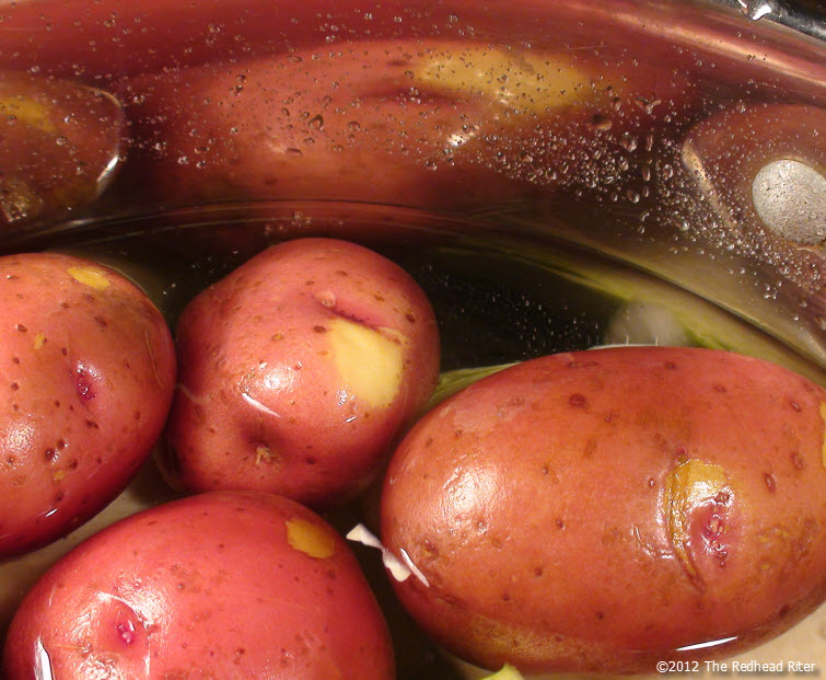 the water doesn't have to cover the potatoes the water doesn't have to cover the potatoes
