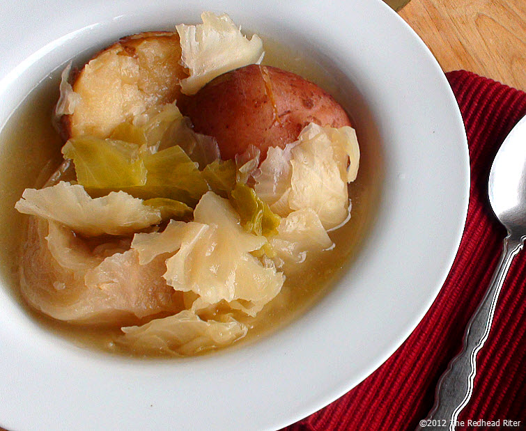 cabbage and potatoes are finally finished cabbage and potatoes are finally finished