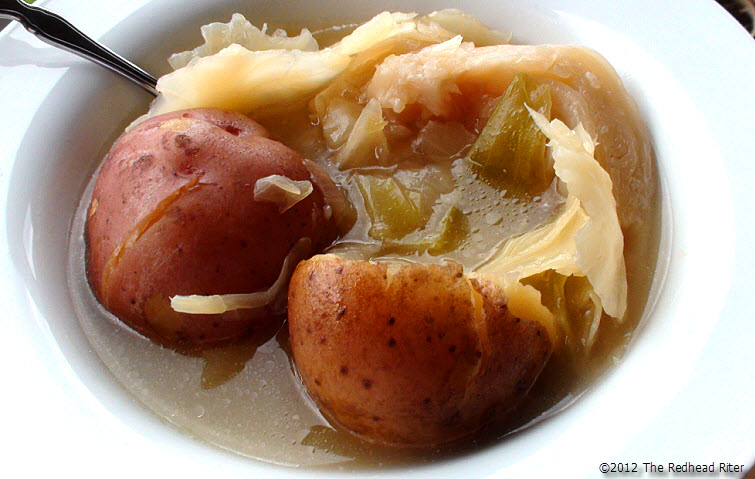 Country cabbage and potatoes Country cabbage and potatoes