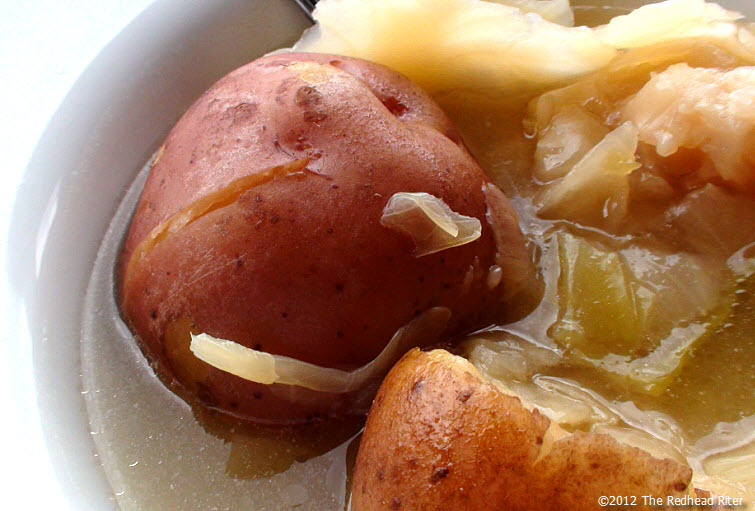 Country cabbage and potatoes Country cabbage and potatoes