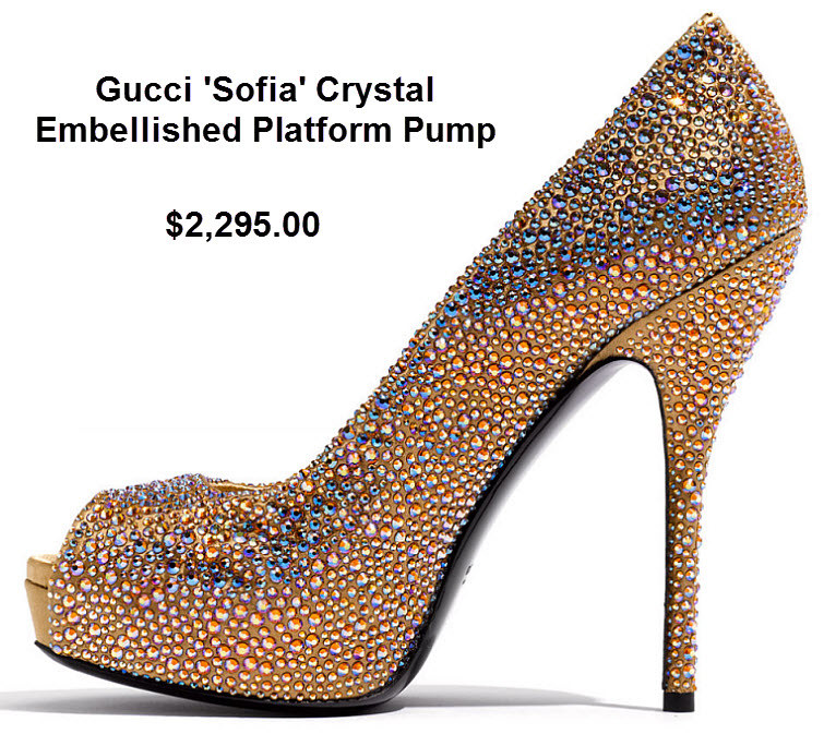 Gucci Crystal Embellished Platform Pump 2 Gucci Crystal Embellished Platform Pump 2