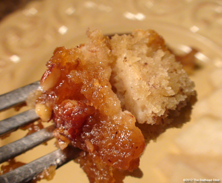 Red Pear Upside Down Banana Cake 28