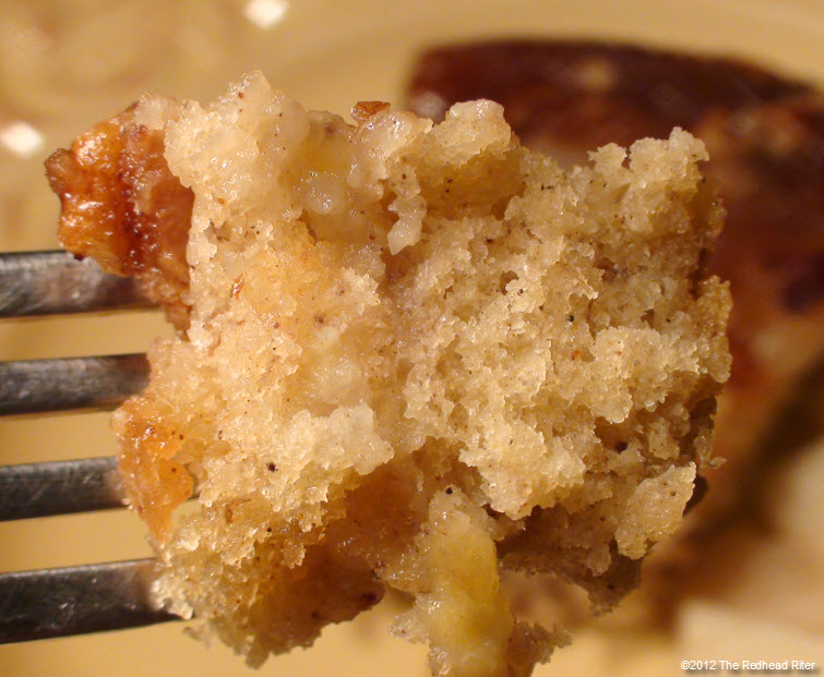 Red Pear Upside Down Banana Cake 30