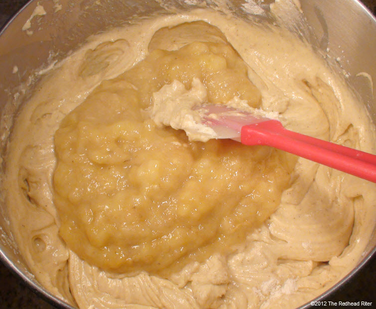 banana lemon mixture to batter 18