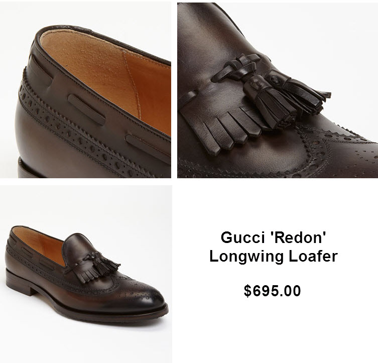 gucci redon longwing loafer shoe men gucci redon longwing loafer shoe men