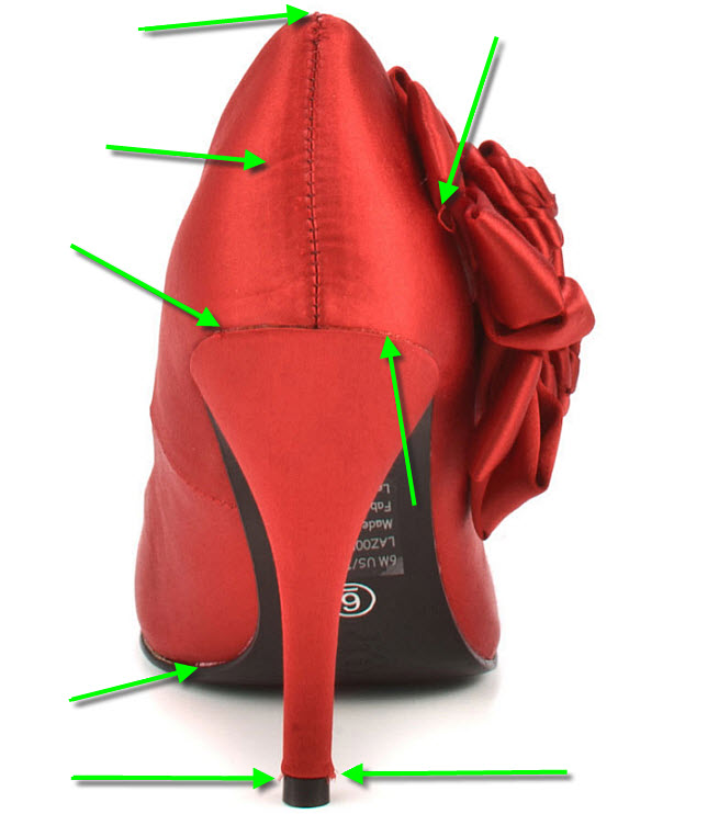 red womans high heel shoe red womans high heel shoe