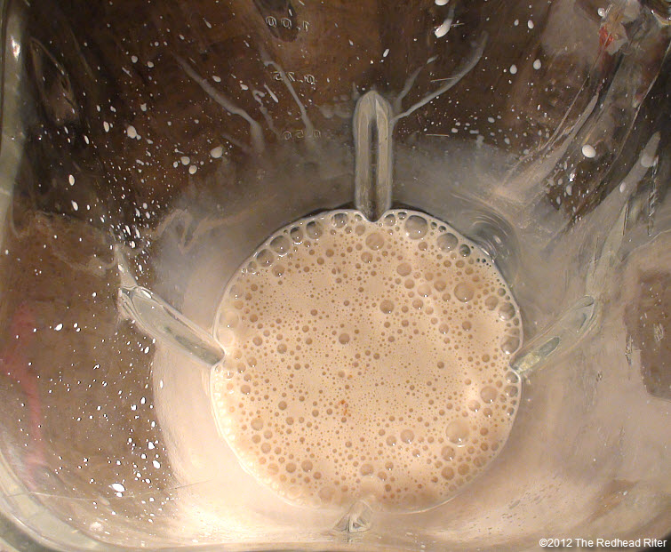 mix in blender until frothy