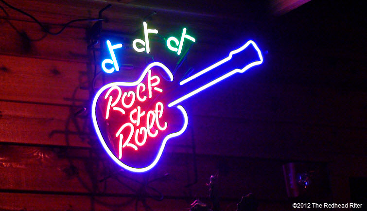 neon guitar in restaurant 2 neon guitar in restaurant 2