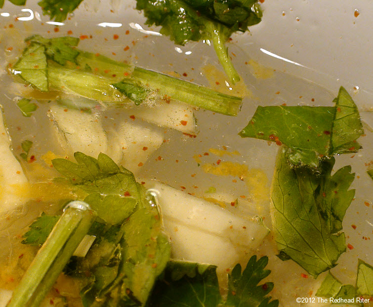 stir ingredients in marinate 7