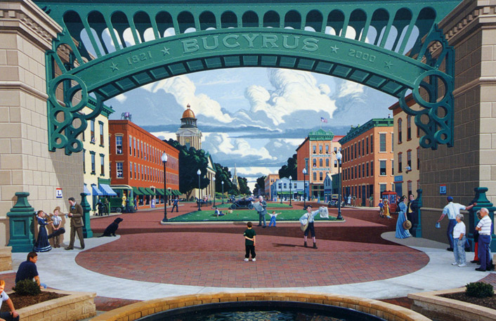Eric Grohe Murals Bucyrus Great American Crossroad 1 Eric Grohe Murals Bucyrus Great American Crossroad 1