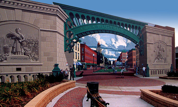 Eric Grohe Murals Bucyrus Great American Crossroad 3 Eric Grohe Murals Bucyrus Great American Crossroad 3