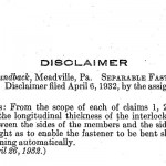 Sundback zipper 1917 patent 5 Sundback zipper 1917 patent 5